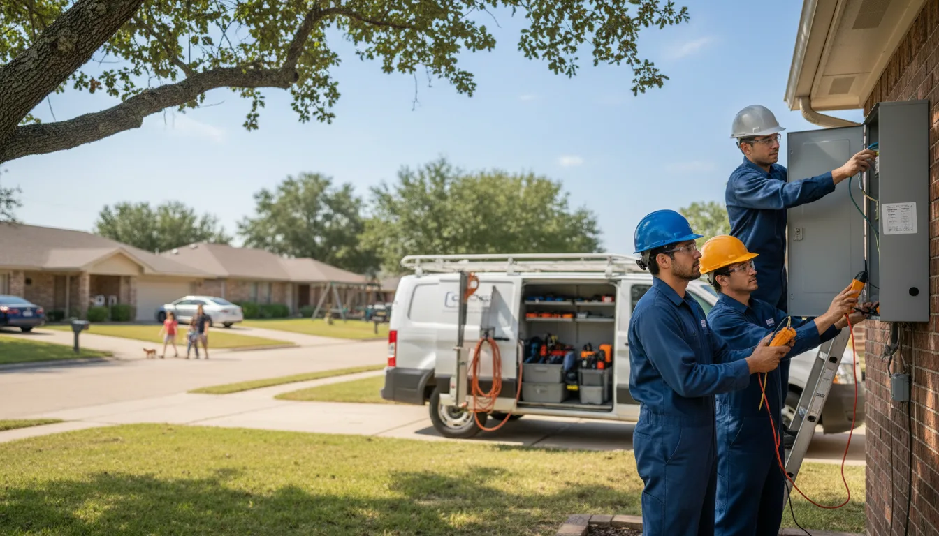 Certified electrician providing emergency electrical services in Rockbridge, IL